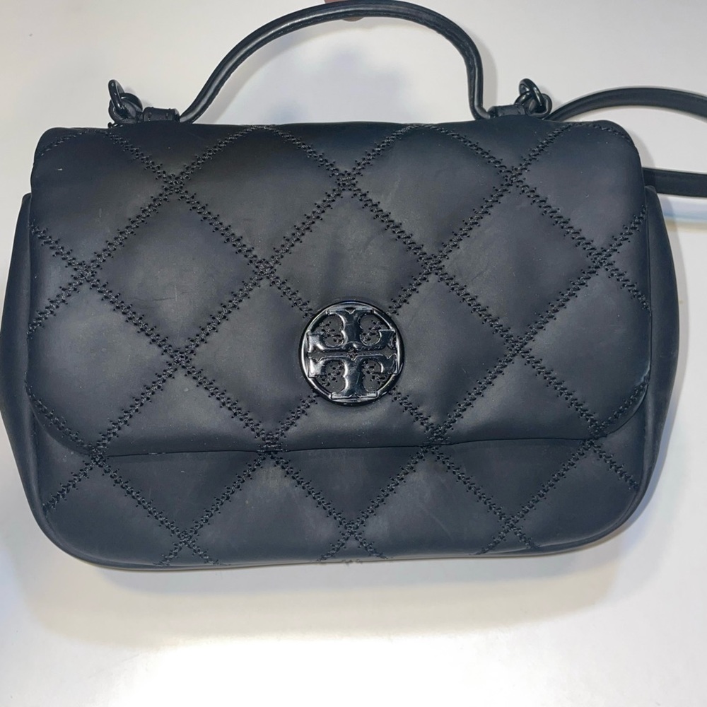 Tory Burch WILLA MATTE SMALL SHOULDER BAG/CROSSBODY Black With adjustable strap